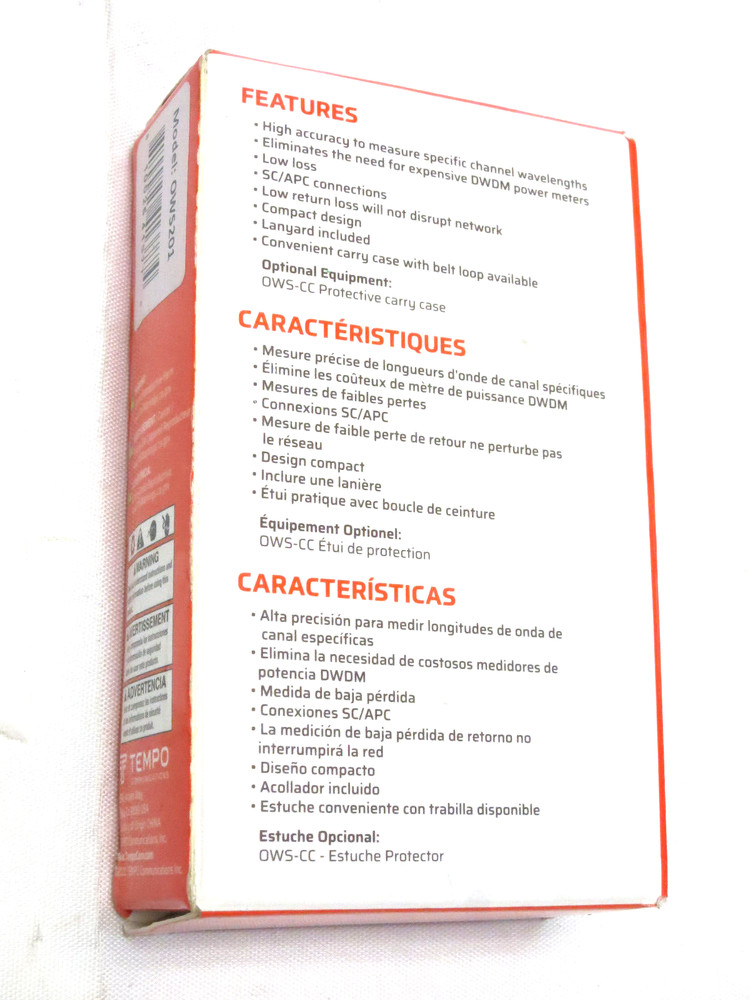 Tempo OWS201 Optical Wavelength Splitter