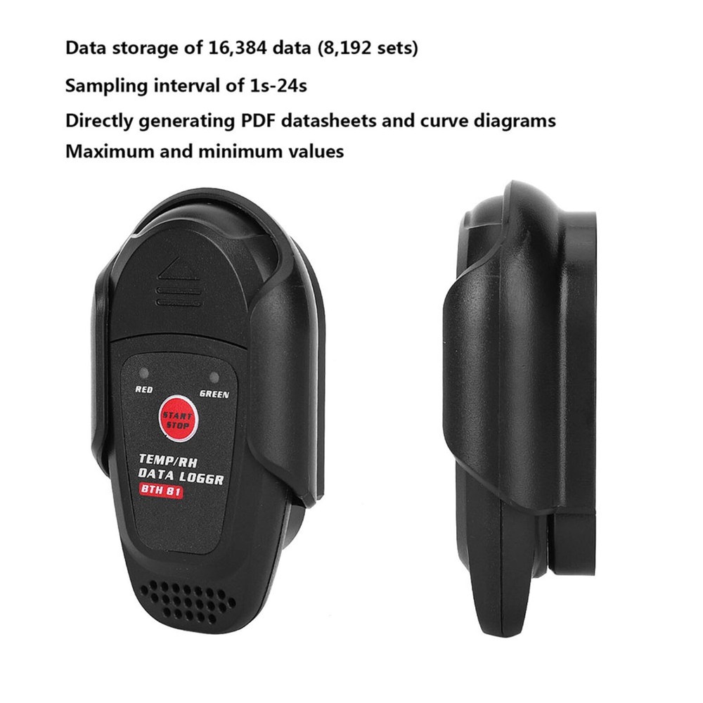 BSIDE BTH Temperature Humidity Data Logger Storage Thermometer Hygrometer