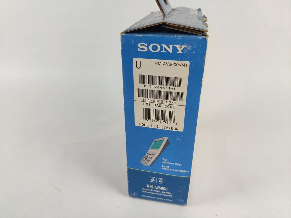 Sony Integrated Remote Commander RM-AV3000 Controls 18 Component Touchscreen