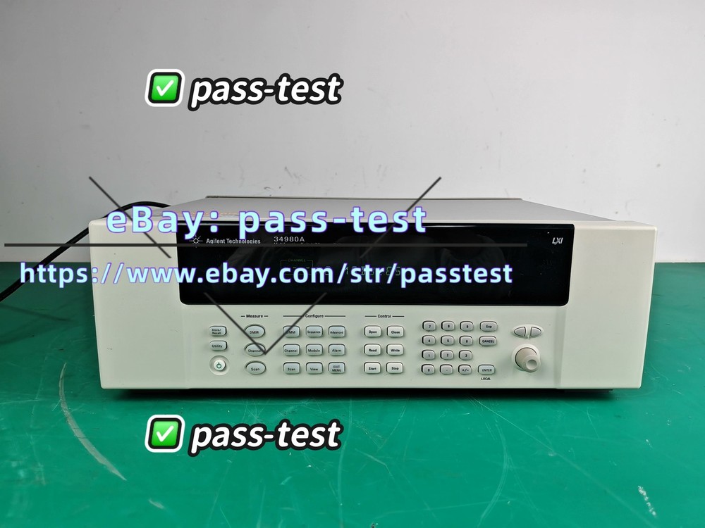 keysight/HP/ Agilent 34980A Multifunction Switch/Measure Unit with DMM #pass