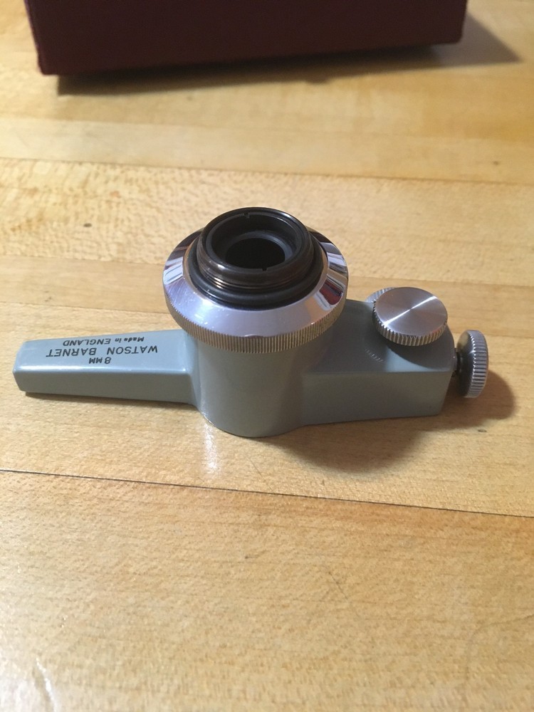 Watson Barnet 8mm Interferometer Microscope Objective plus holder