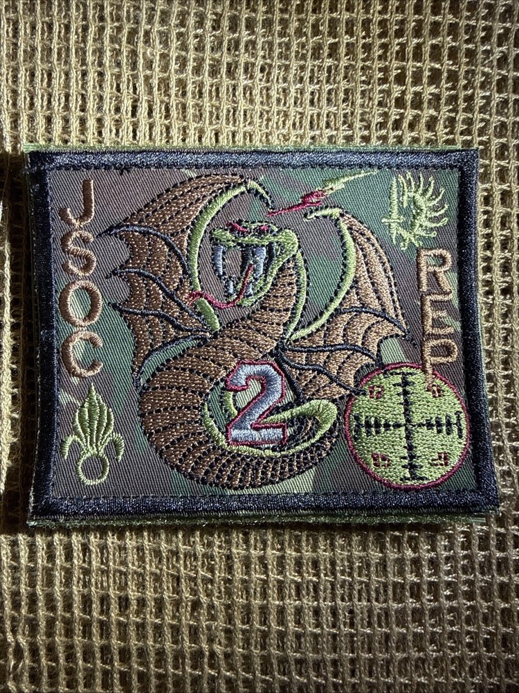 French Foreign Legion 2 Rep JSOC  Para  Commando Afgan War Patch
