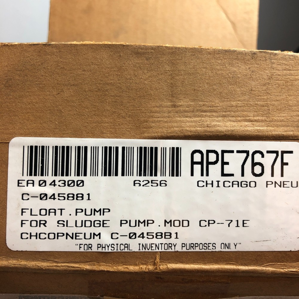 Chicago Pneumatic Sludge Pump CP-71E Pump Float APE767F