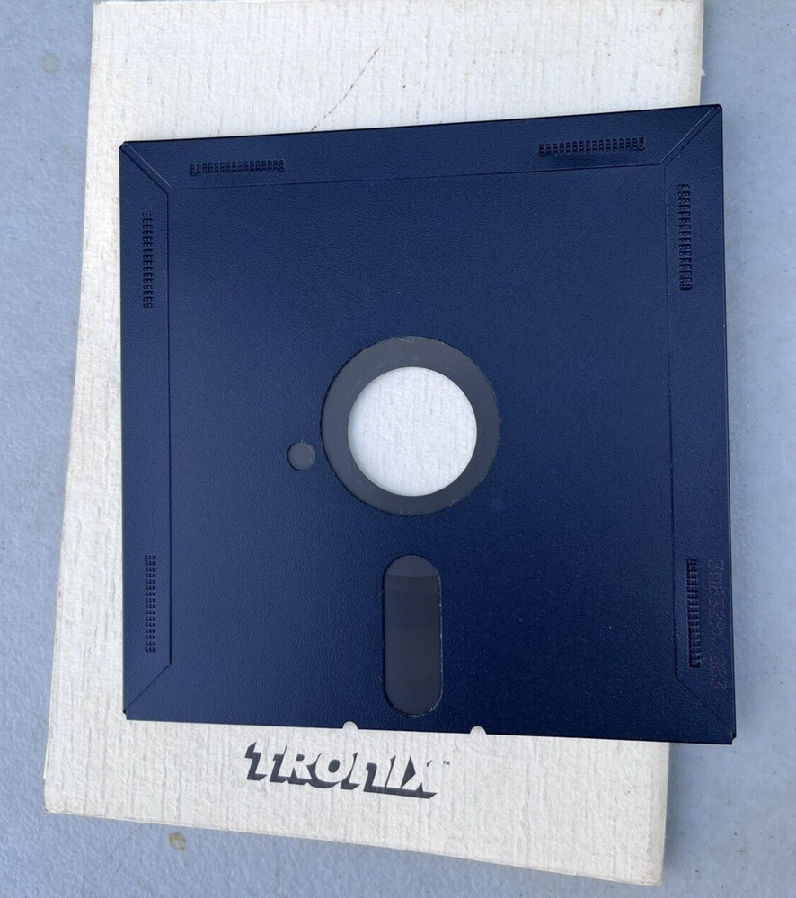 1982 Tronix SAM Software Automatic Mouth Apple II Disk & Owners Manual Don't Ask