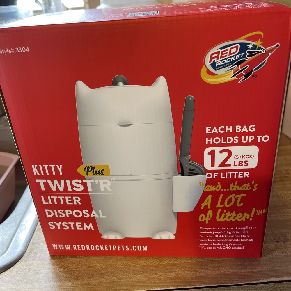 Kitty Twister Litter Disposal System Red Rocket
