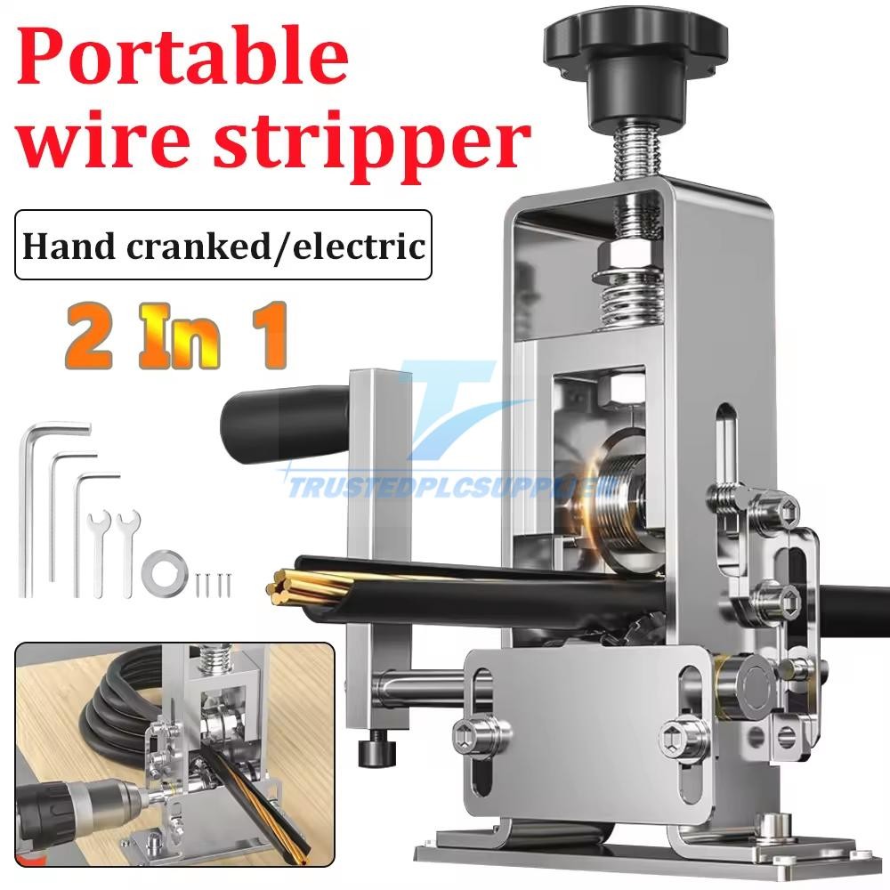 1-25mm Portable Manual Wire Stripping Machine Recycling Wire Stripper