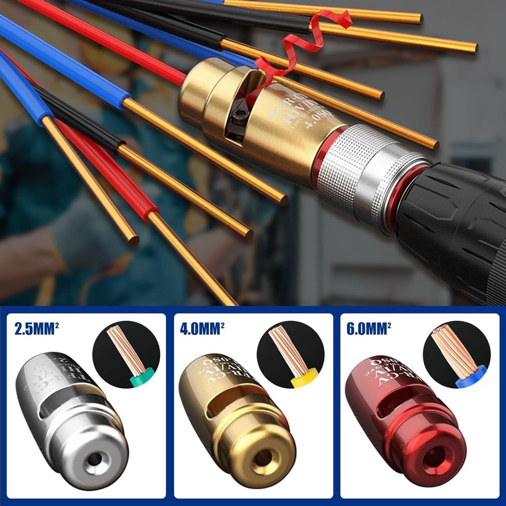 Blendixy-Wirnigpro Wire Stripping Tool Twisting Connector, Wiring Pro Stripper,