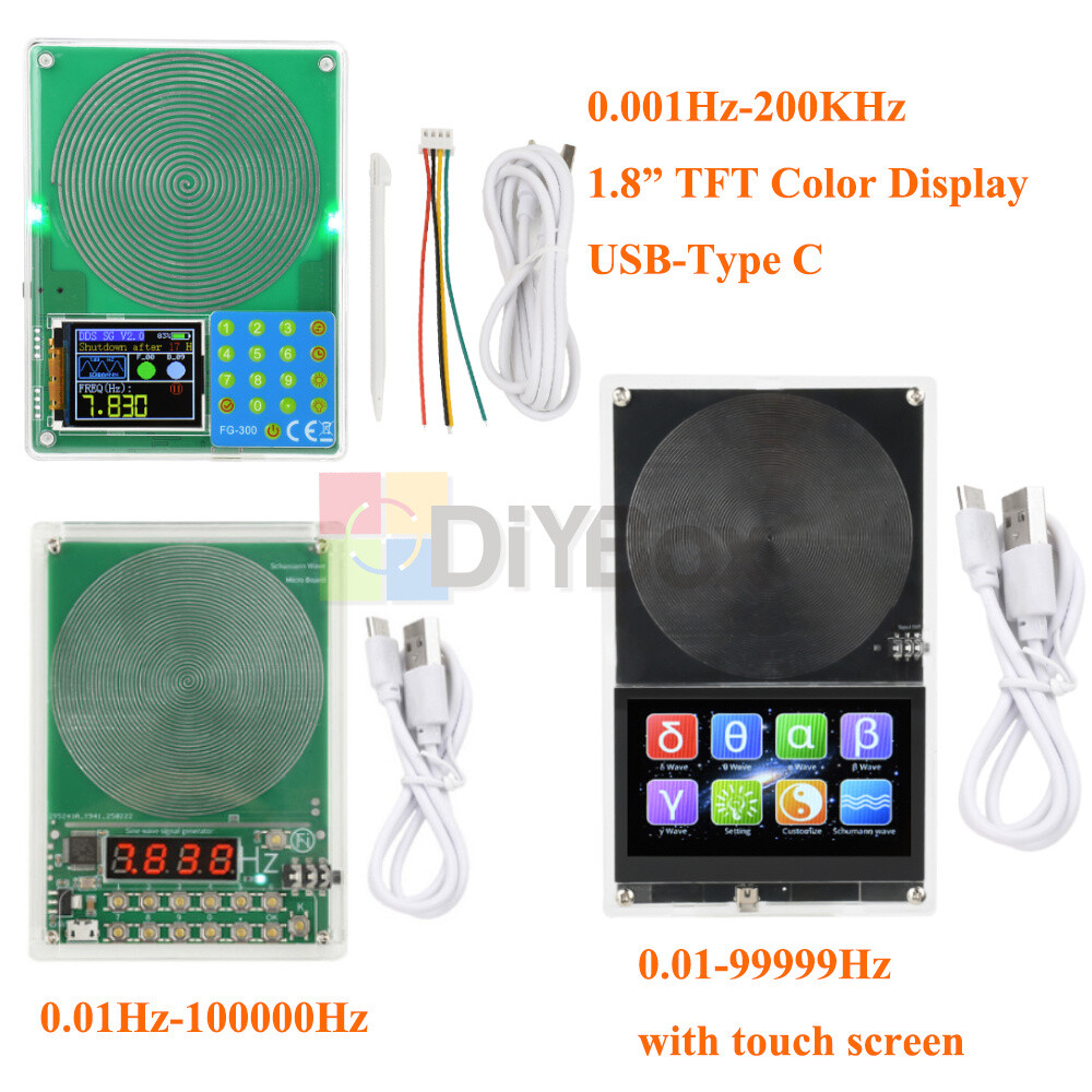 Digital Schumann Wave Generator Multiple Waveform Sine Wave Frequency Adjustable