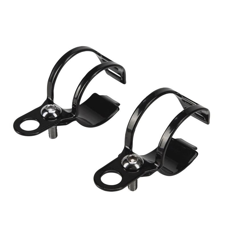 Motorcycle Turn Signal Light Indicator Mount Brackets Fork Clamps Bracket 2PCS
