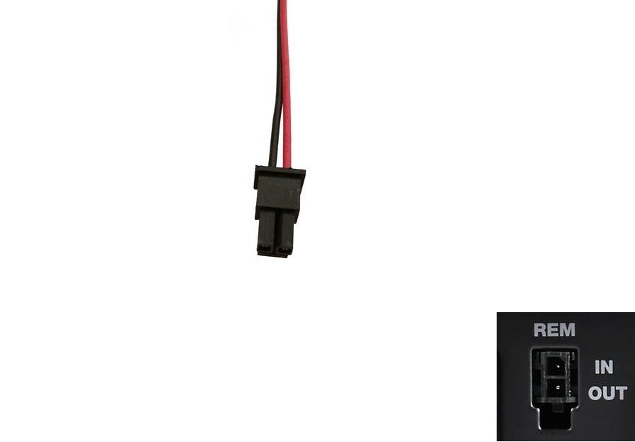 2-Pin Mini Remote Volume Input Output Plug Harness AUDISON SR 4.300 SR 4.500