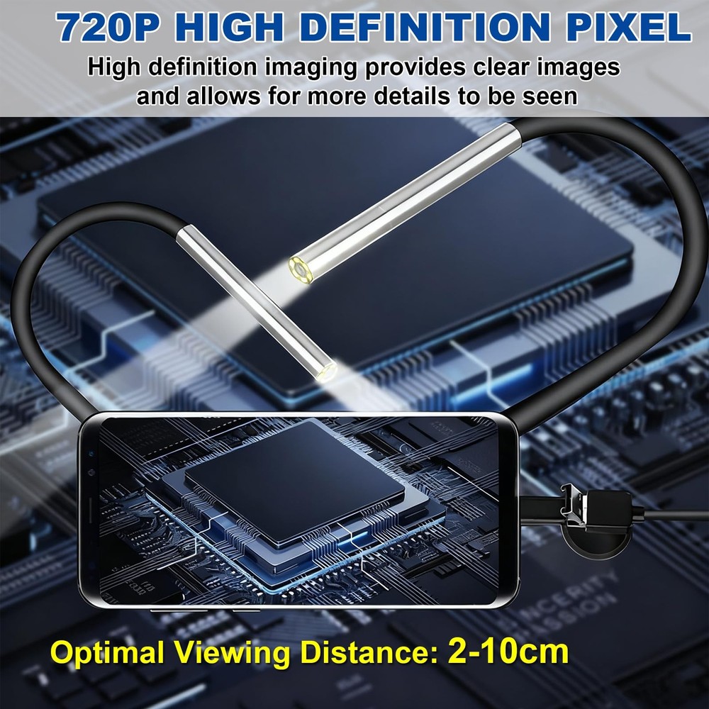 3.9mm Small Hole Borescope, Aperture Endoscope Camera - Suitable for. 20...