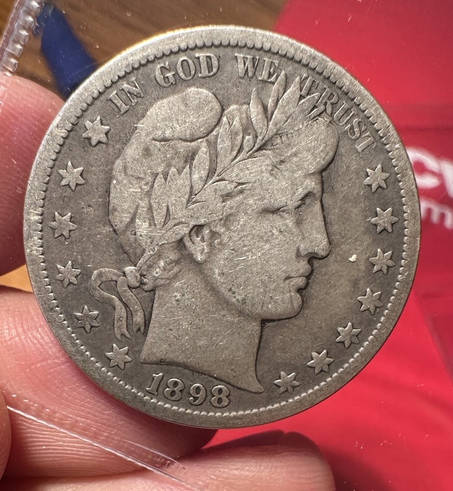 1898 S Barber Half Dollar Fine