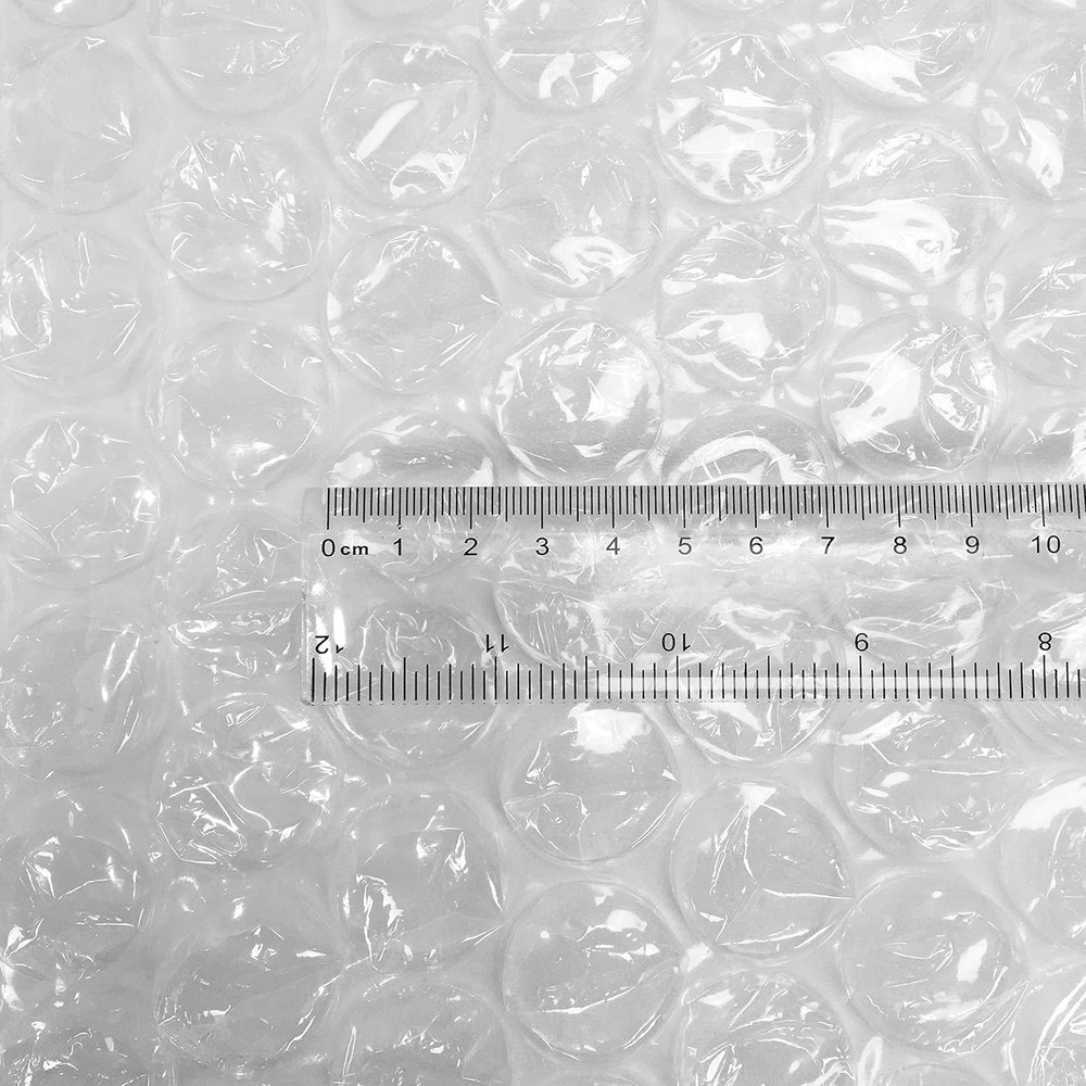 Perforated Bubble Cushioning Wrap - Medium 5/16", 24" x 100' Roll, Clear