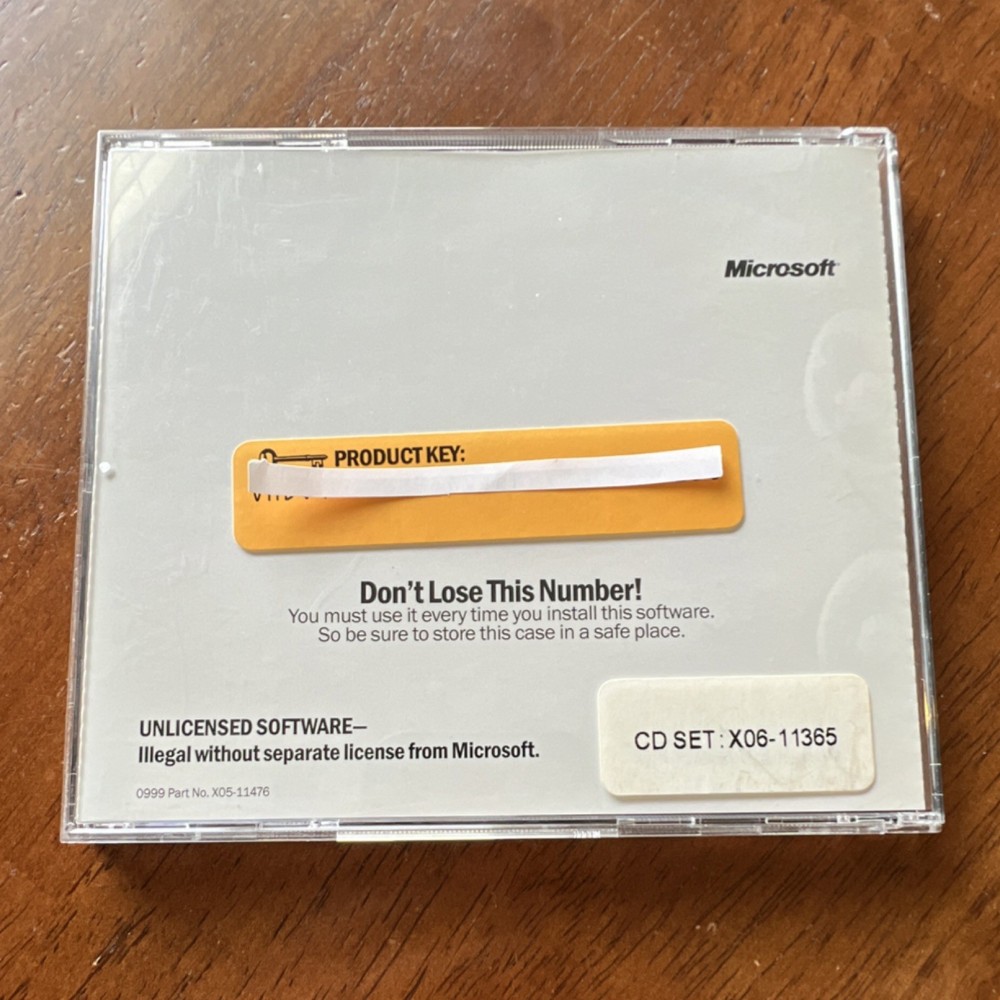 Microsoft FrontPage 2000 Web Publishing CD Disk 1-2 Vintage Collectors Item