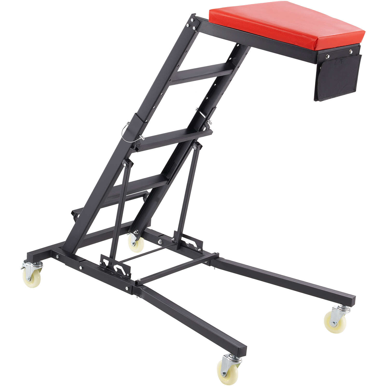 VEVOR Automotive Topside Creeper Adjustable 48"-76"400LBS Engine Movable Ladder