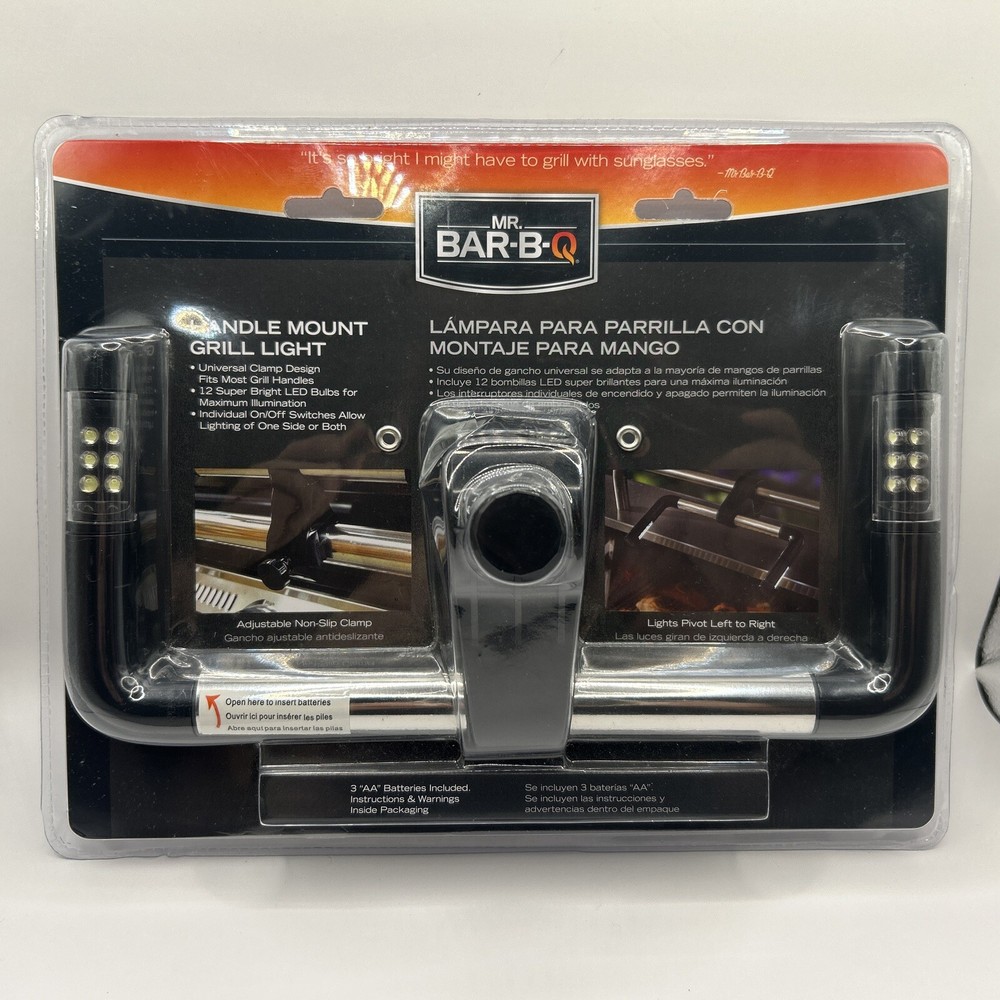 Mr Bar-B-Q Handle Mount Barbecue Grill LED Light