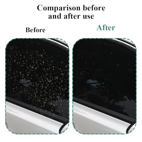 Car Windshield Cleaning Tool, Microfiber Window Cleaner with 4 Washable and