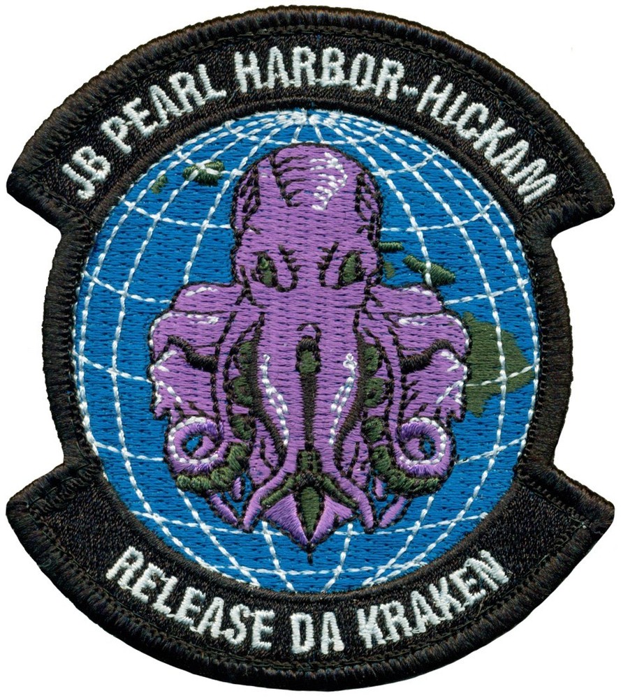 USAF 8th INTELLIGENCE SQUADRON -RELEASE THE KRAKEN PATCH