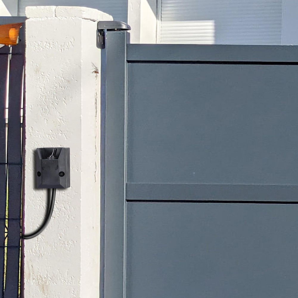 Rupse Waterproof Toggle Switch, 12V 30A Rocker Switch SPST | 2-Pin Latching O...