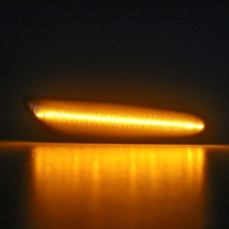 Sequential Smoked LED Side Marker Lights For BMW E60 E61 E82 E88 E90 E91 E92 E93
