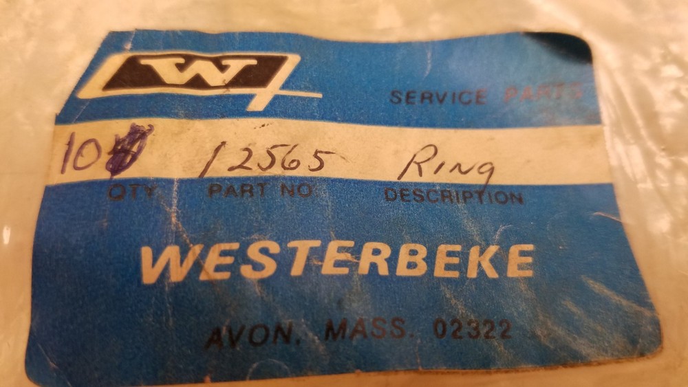 Westerbeke 12565 Seal,Cylinder Liner