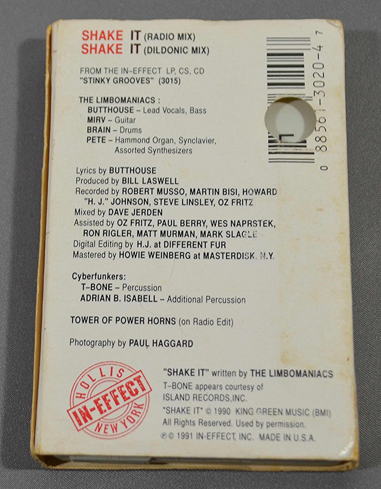 Limbomaniacs - “Shake It" (Cassette Single 1991 In-Effect) Tested!