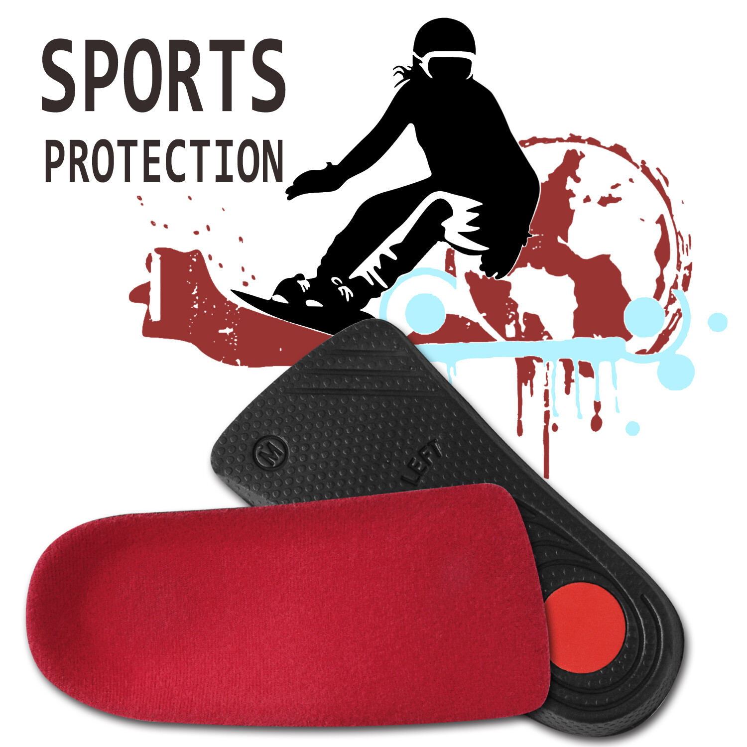 1/2/3Pair Orthotic Shoe Insoles Inserts Plantar Fasciitis Flat Feet Arch Support