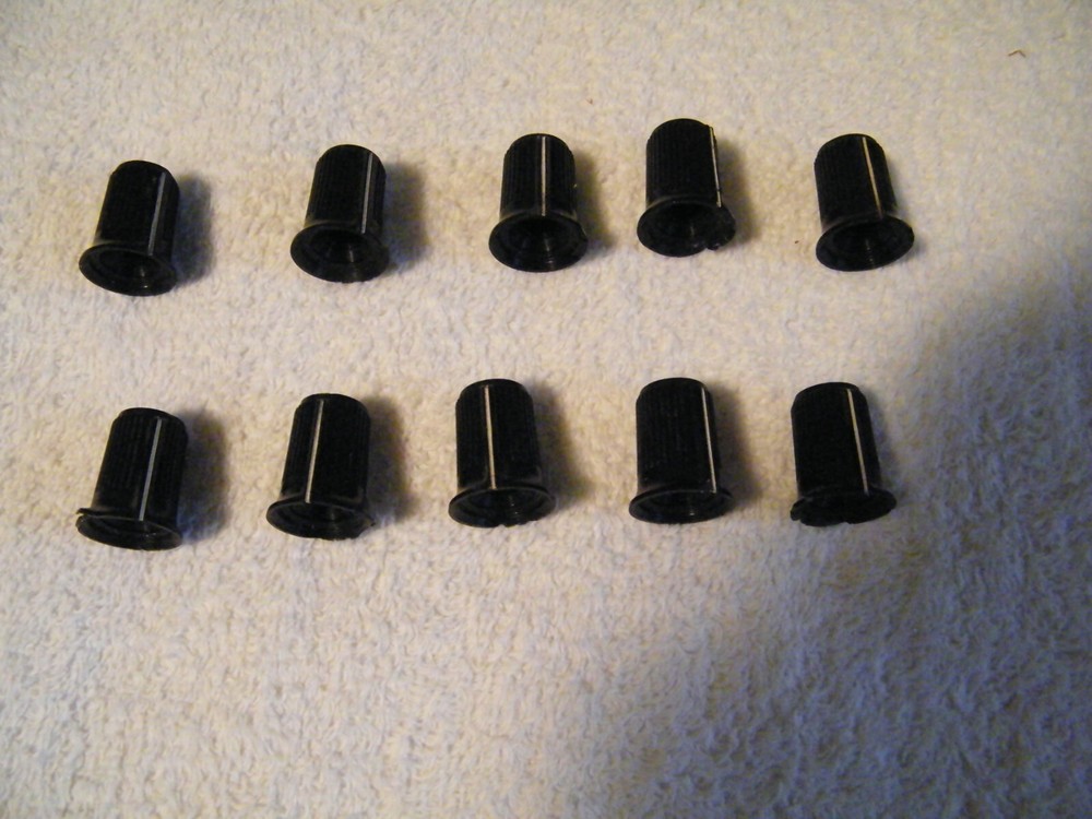 BIAMP 1221 Mixer KNOBS- 10 KNOBS with Blue Top - Vintage Audio Parts