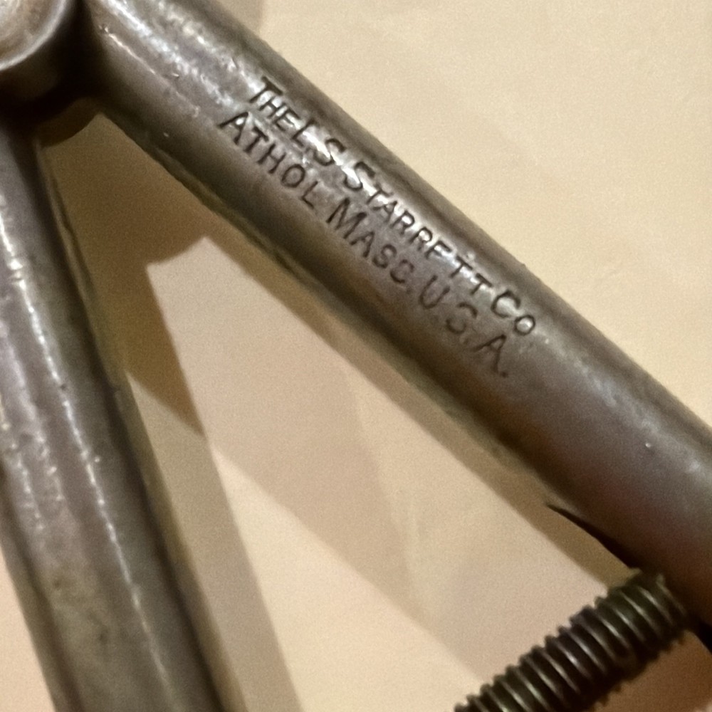 Starrett No. 275 Outside Caliper Spring Type 6" Precision Measuring Tool