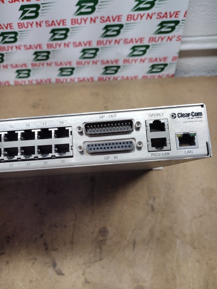 Clear-Com Eclipse HX-PiCo Digital Matrix Intercom Frame w/ Power Cord - USED