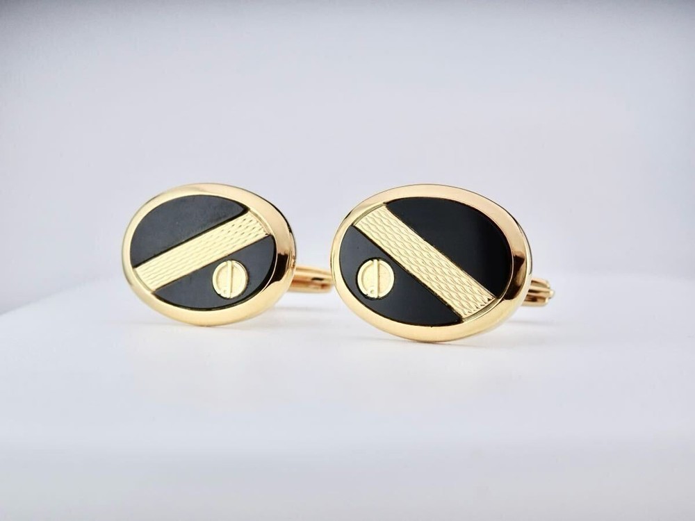 Dunhill Onyx Cufflinks