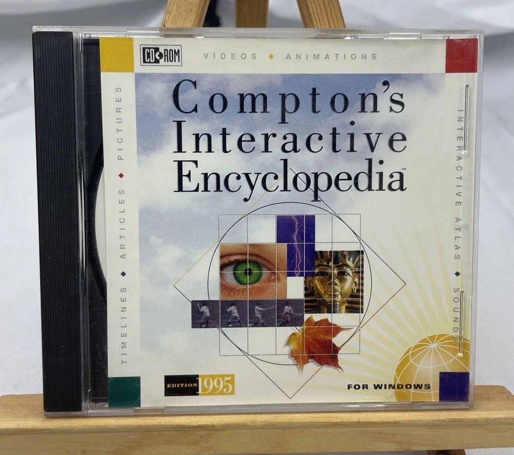 Compton's Interactive Encyclopaedia PC CDROM 1996 Windows 95
