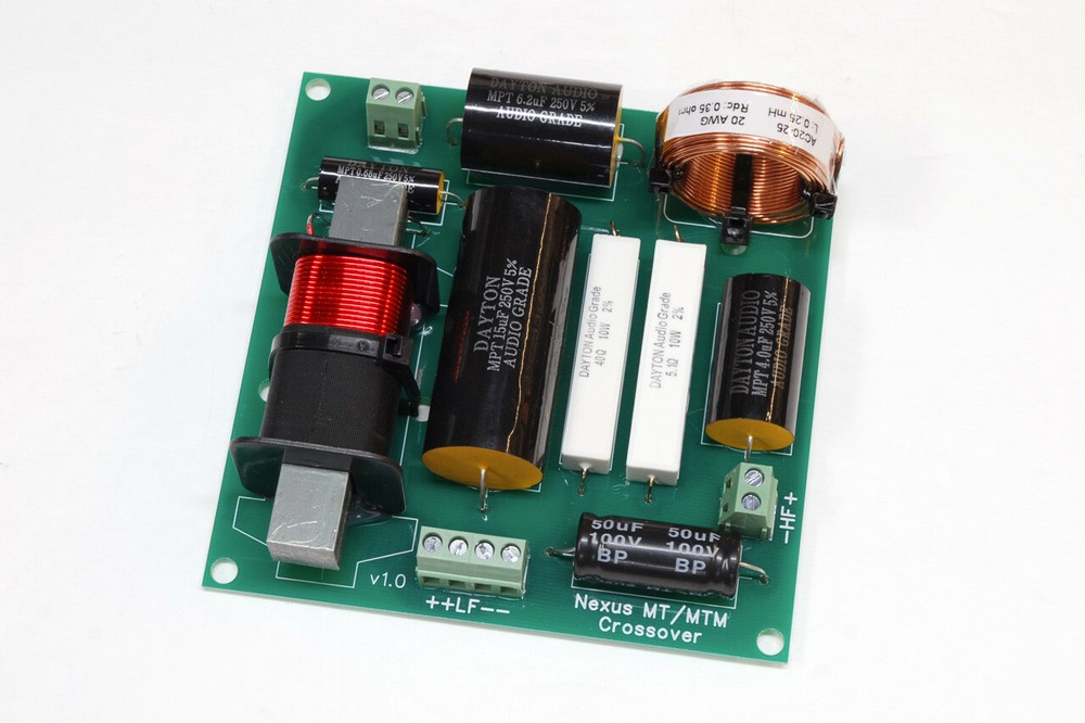 Crossover PCB for the Nexus MTM DIY speaker design