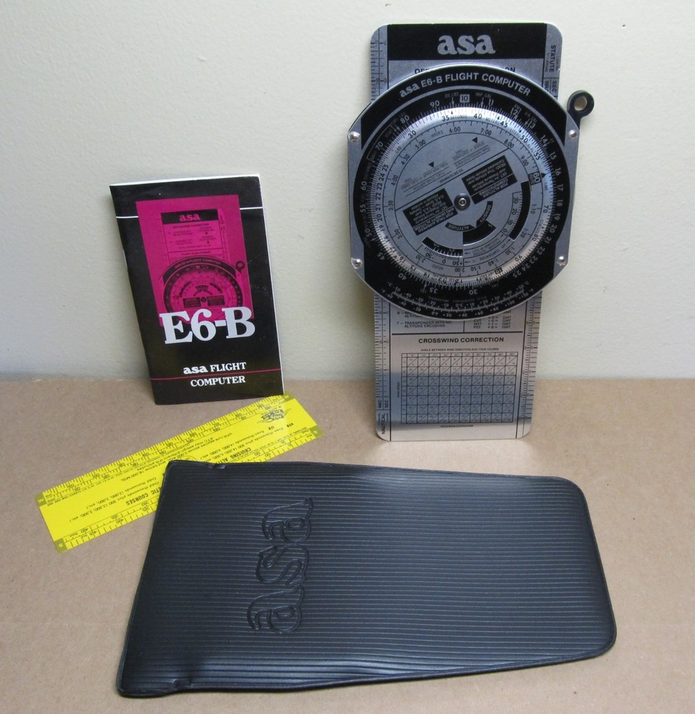 ASA E6-B Metal Flight Computer / Plotter
