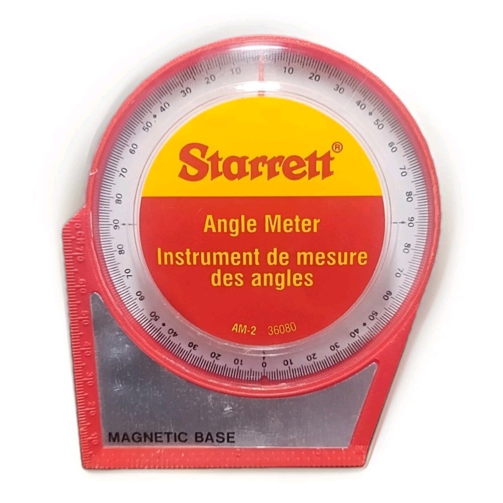 STARRETT ANGLE METER MAGNETIC BASE