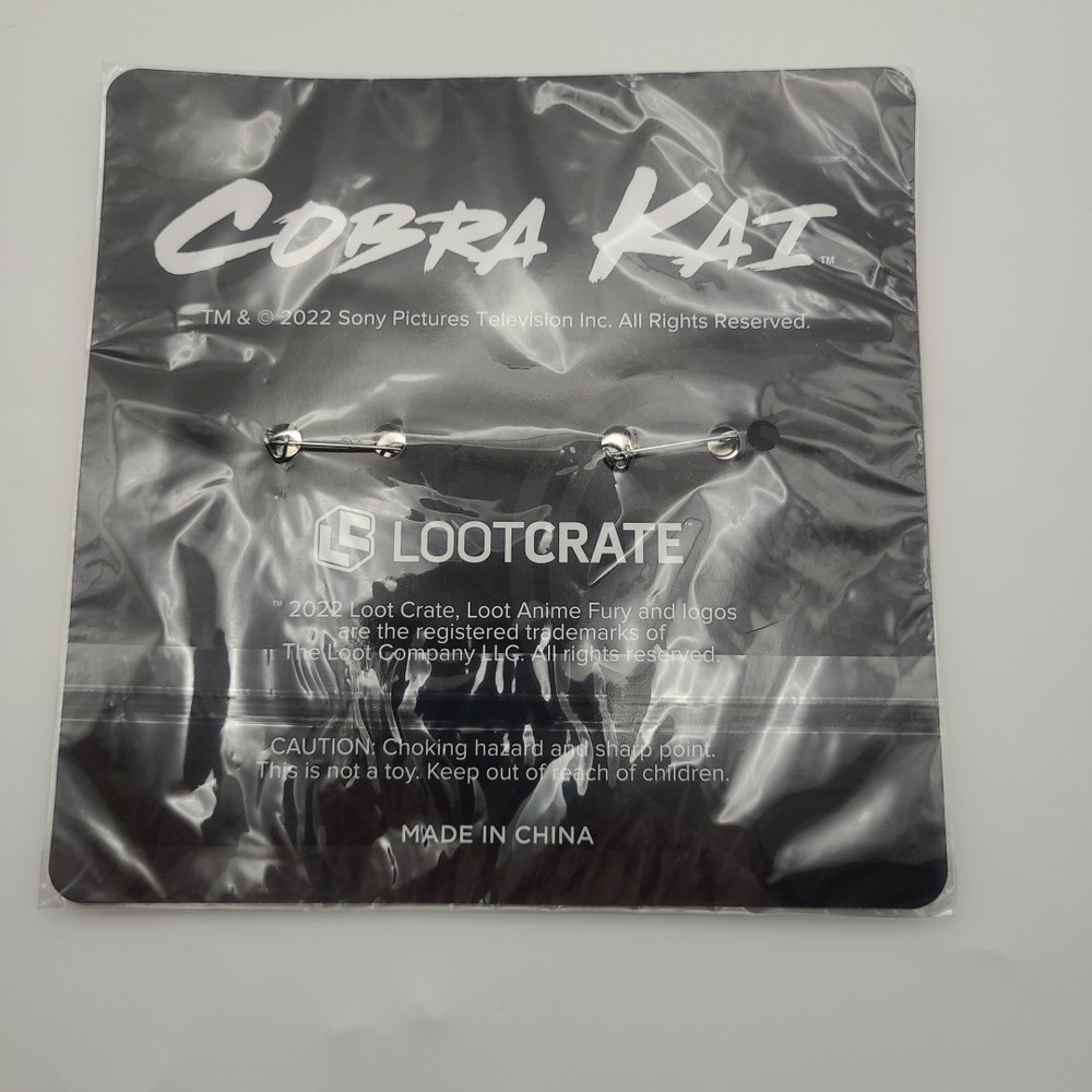 Cobra Kai Retro Button Set Lootcrate 2022