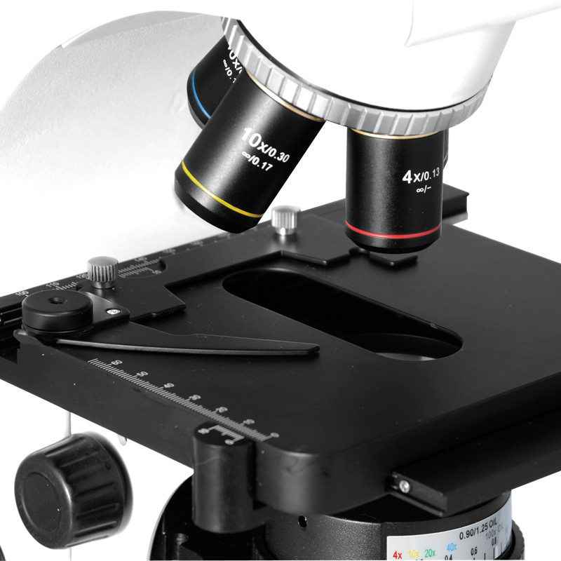 40X-1000X Compound Laboratory Microscope, Trinocular, Halogen Light