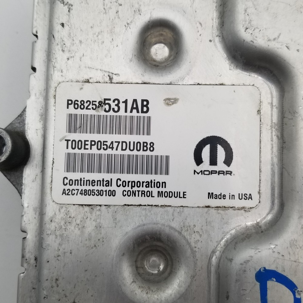 2016 2017 Jeep Cherokee Engine Computer Control Module ECU ECM OEM P68258531AB