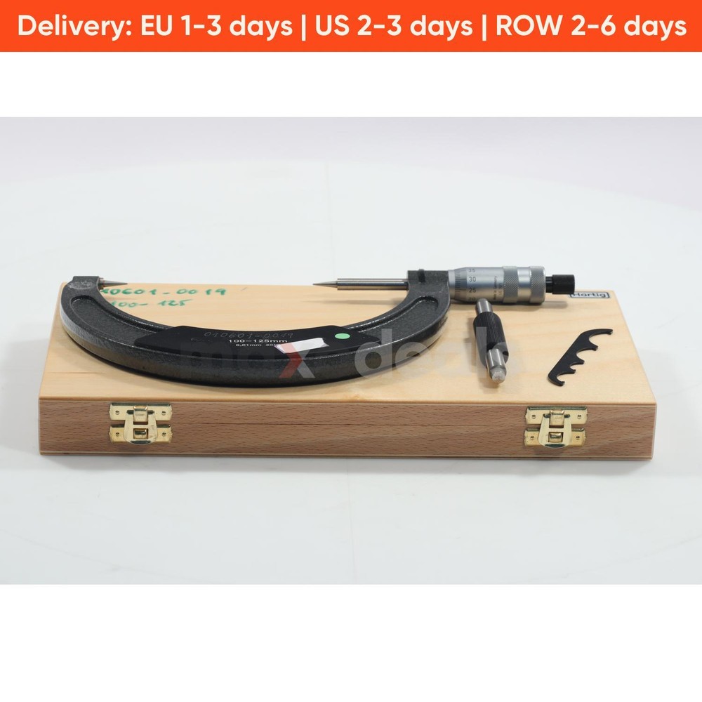 Hartig 5752-100-125-E-H Micrometer New NFP