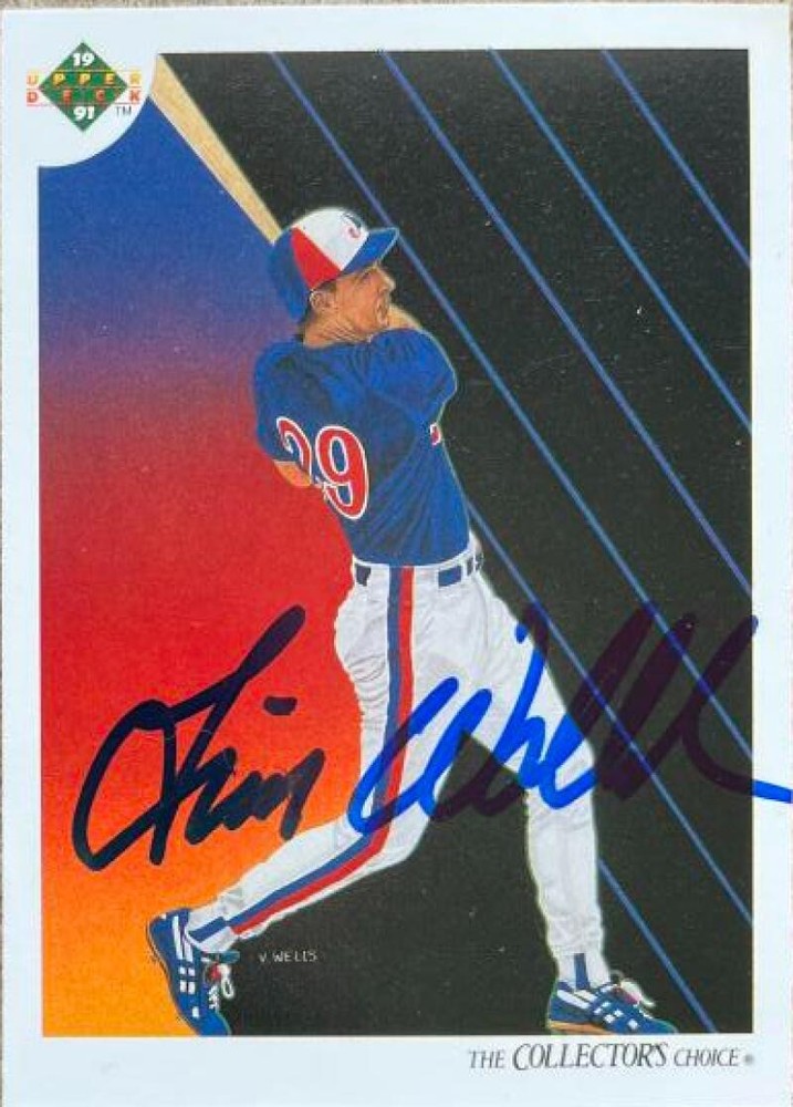 Tim Wallach Autographed 1991 Upper Deck #96
