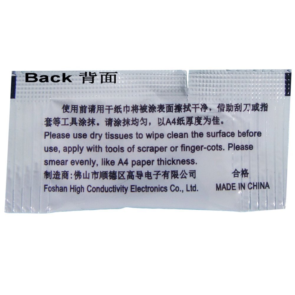 Thermal Paste Grease Heatsink Compound for Computer CPU GPU GD900 Soft Packs