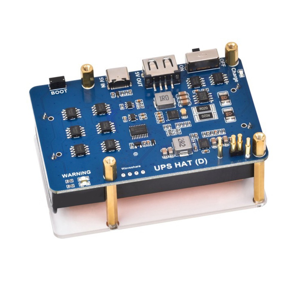 5V UPS HAT (D) Starter Kit For RPI Raspberry Pi Uninterruptible Power Supply E4