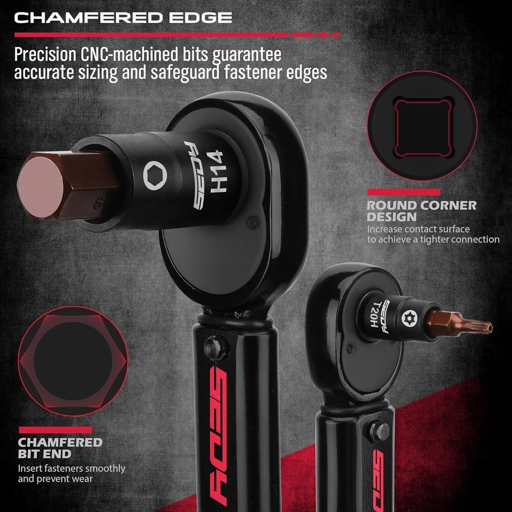 73-Piece Hex Torx Bit Impact Socket-Set, Master Impact Socket Set, SAE Metric