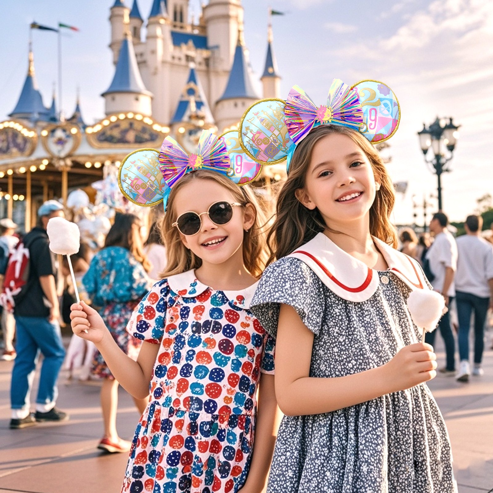 It’s a Small World Paris Minnie Mouse Ears Disney Parks Headband 2025