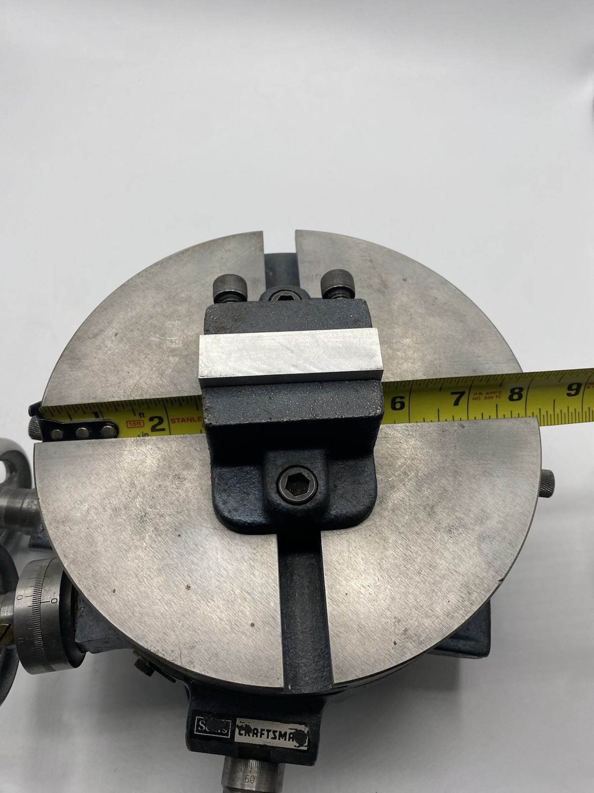 CRAFTSMAN 8" CROSSLIDE ROTARY TABLE
