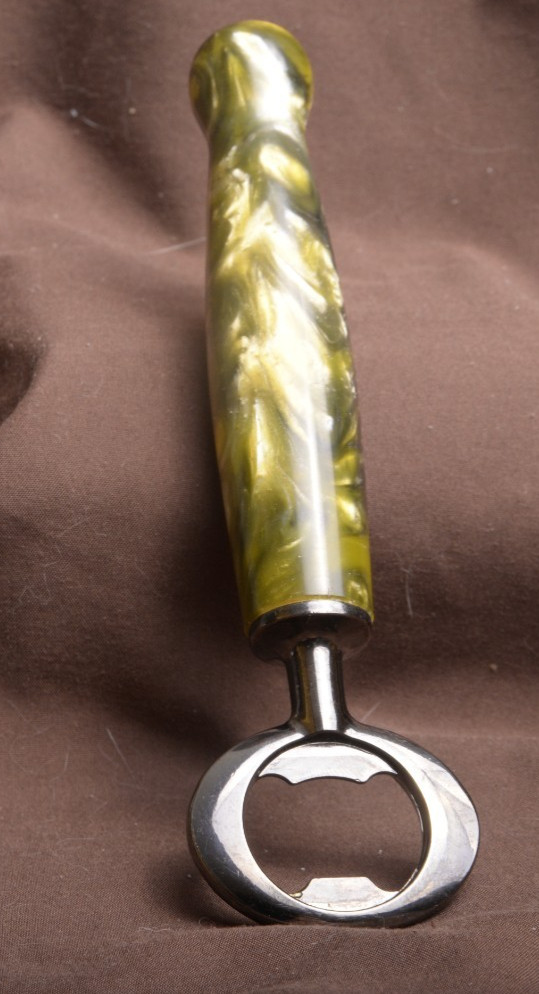 Handmade bottle opener with Resin handle