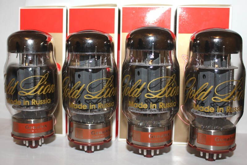 Matched Quad Genalex Gold Lion KT88 tubes, BRAND NEW in Box !