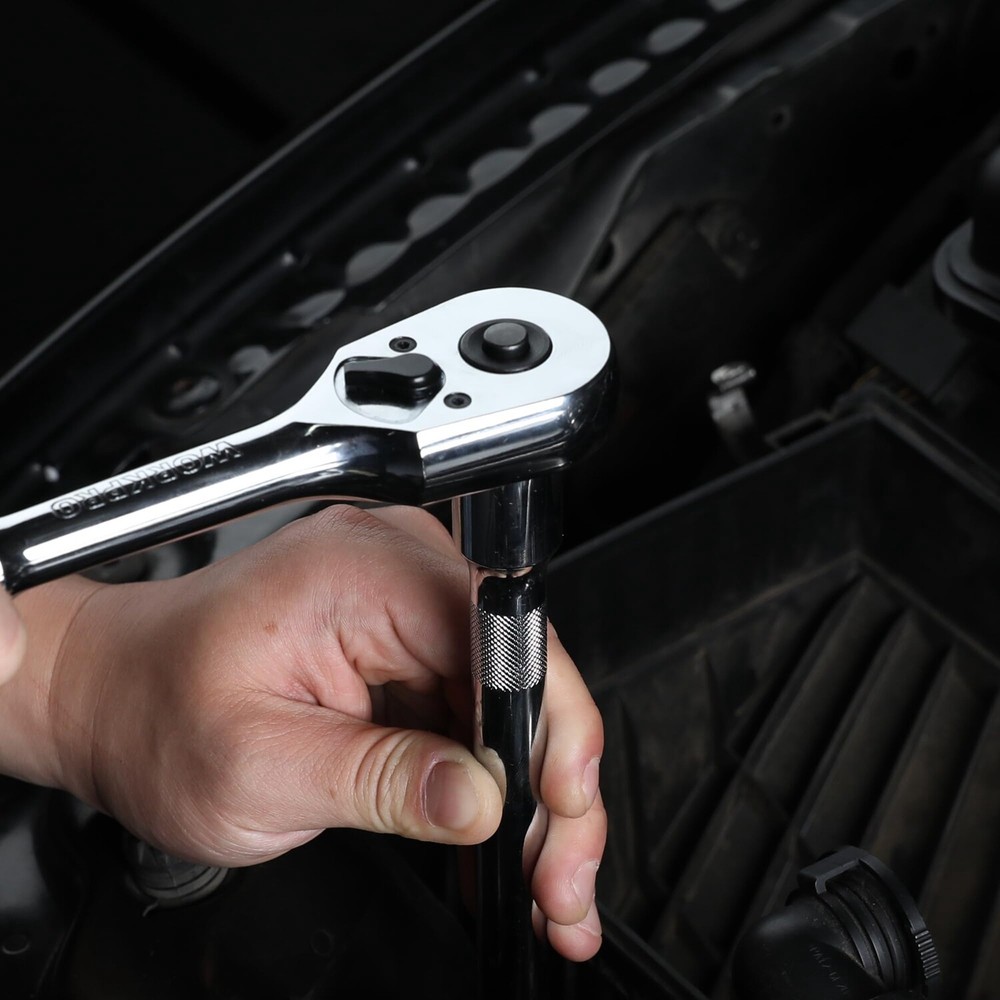 WORKPRO 1/2" Drive Ratchet Handle Quick-Release Reversible Ratchet Sets 72-Tooth