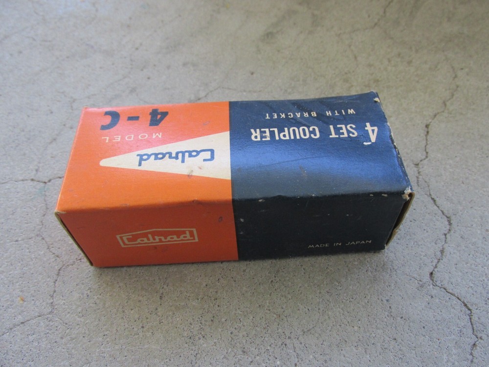 CALRAD 4 SET COUPLER WITH BRACKET MODEL 4-C NEW NEVER USED