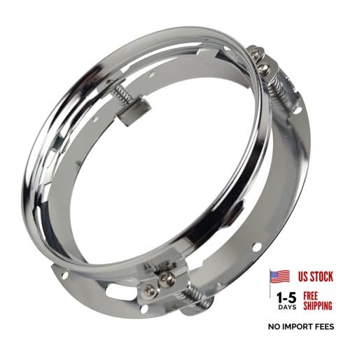 Mtorcycle Headlight Ring Bracket 7inch Led Round Trim Ring Mounting Chrome
